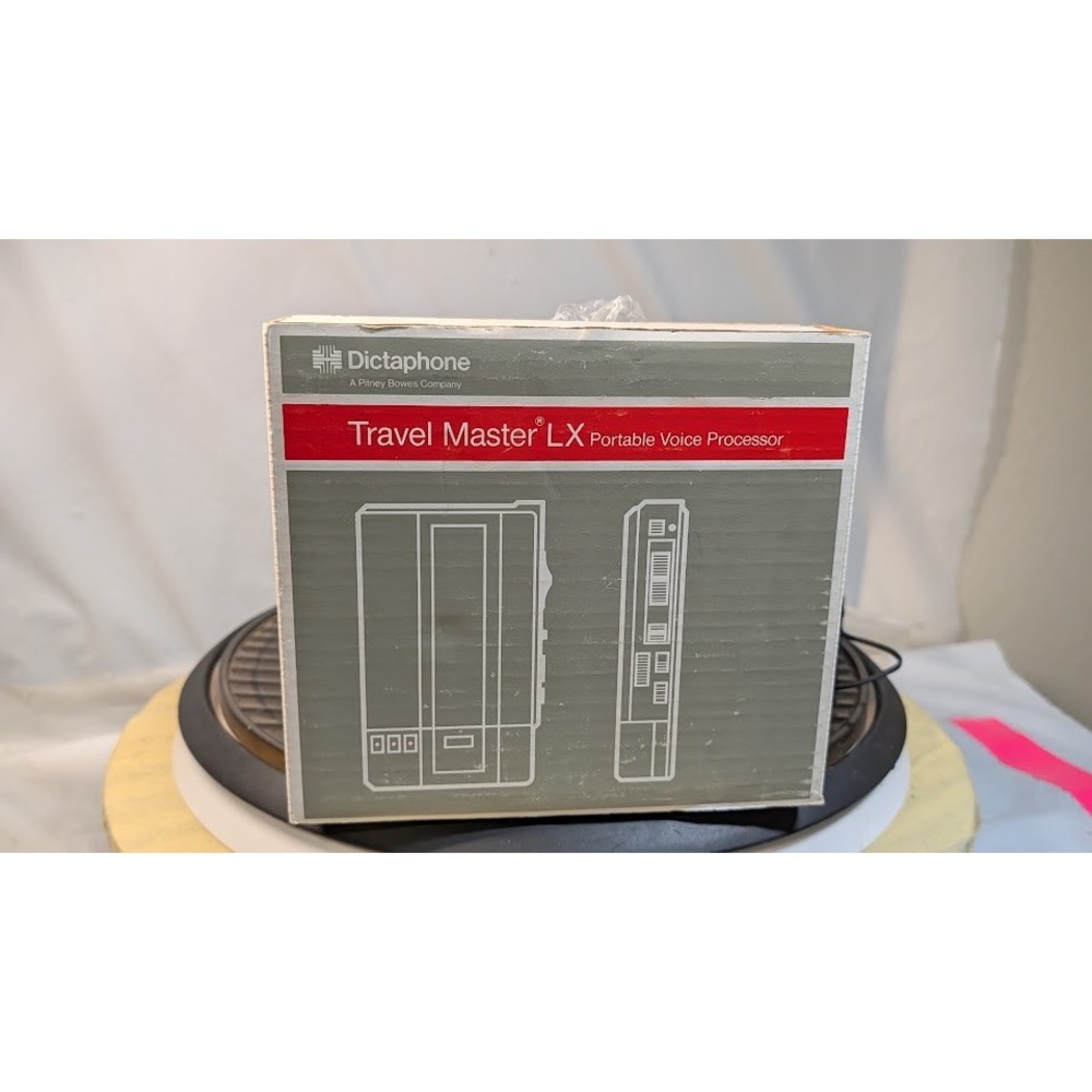 Dictaphone Travel Master LX Voice Processor Lot Grey Fair For Parts Repair - Picture 5 of 16
